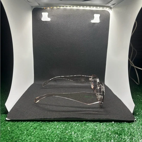 Prada Transparent Gray Glasses - Picture 4 of 5
